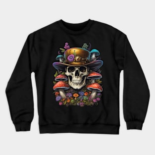 shroomy skull VI Crewneck Sweatshirt